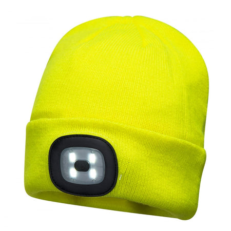 Portwest Beanie USB Rechargeable LED Head Light B029