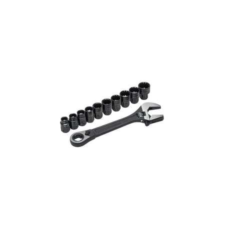Crescent X6 Pass-Thru Adjustable Wrench Set 11 Piece