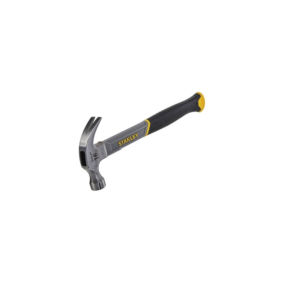 Stanley Tools Curved Claw Hammer Fibreglass Shaft 450g (16oz)