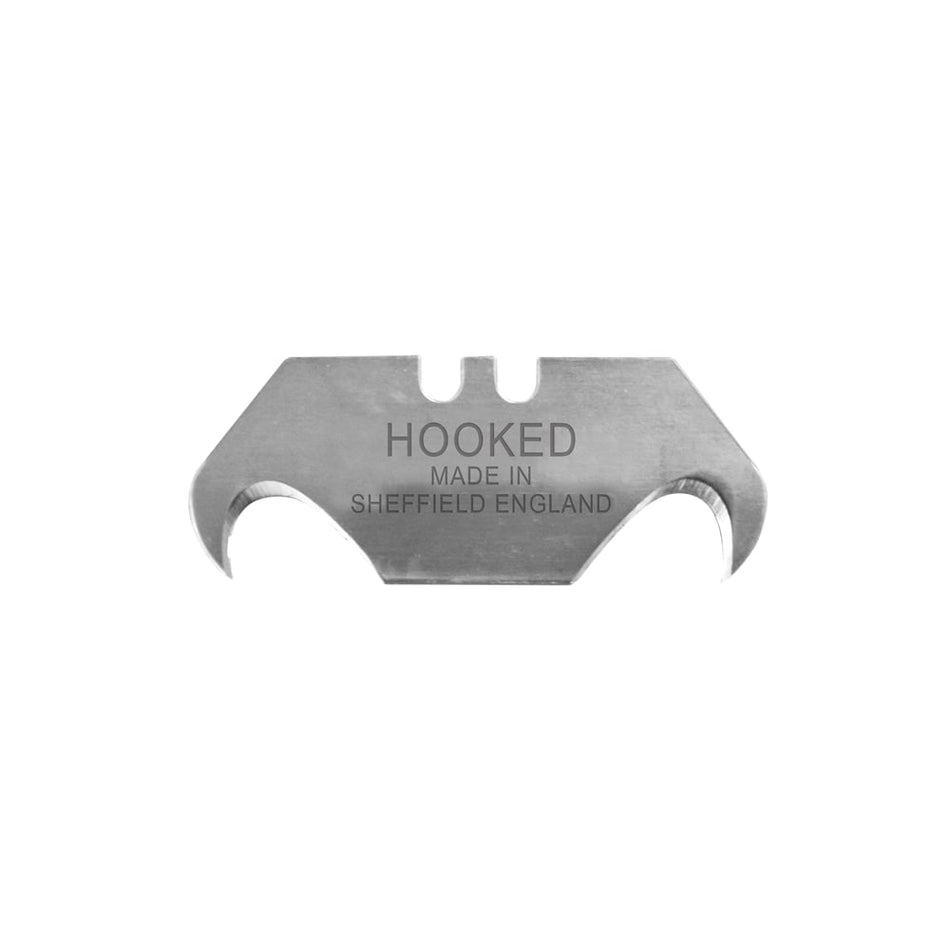 Faithfull Heavy-Duty Hooked Trimming Knife Blades (Pack of 10)