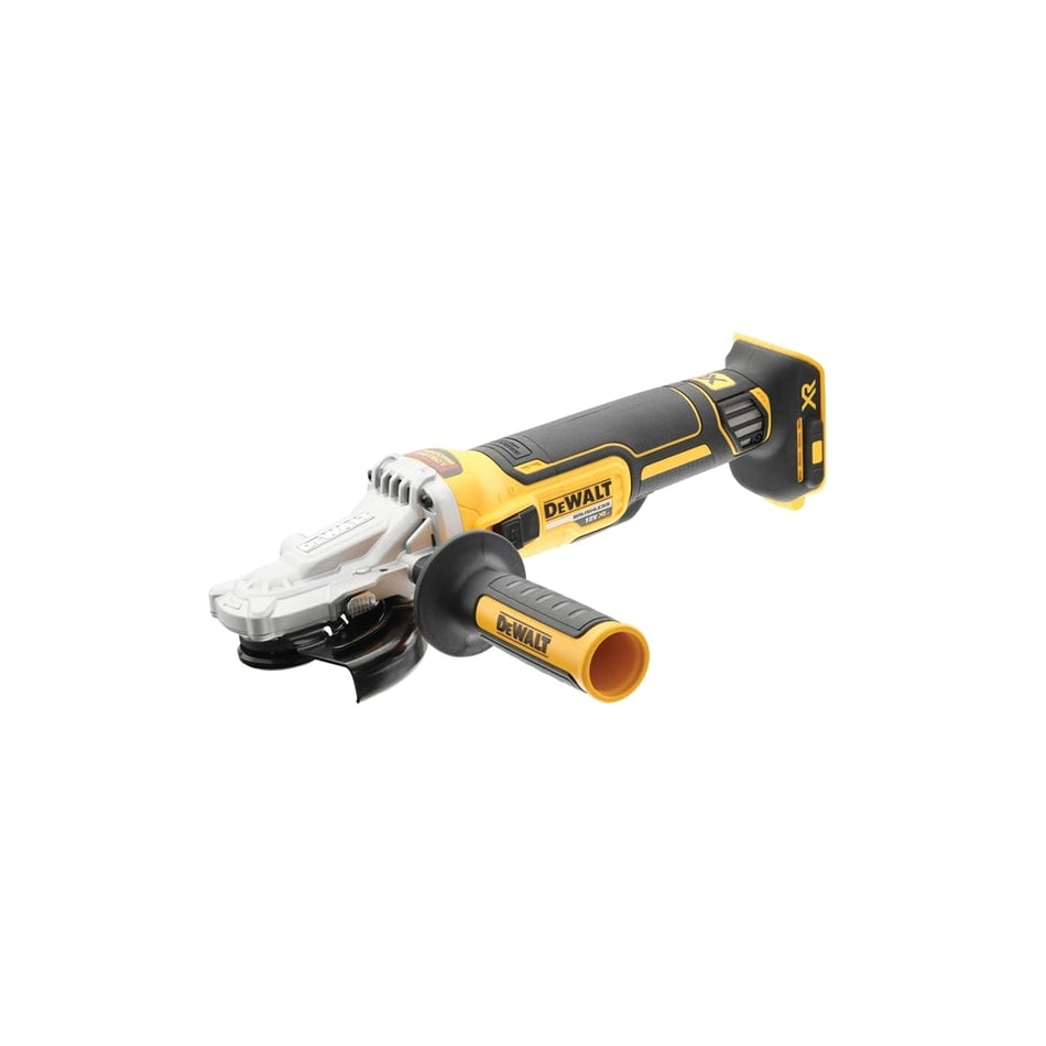 DEWALT DCG405FN XR Brushless 125mm Flat Head Grinder 18V Bare Unit