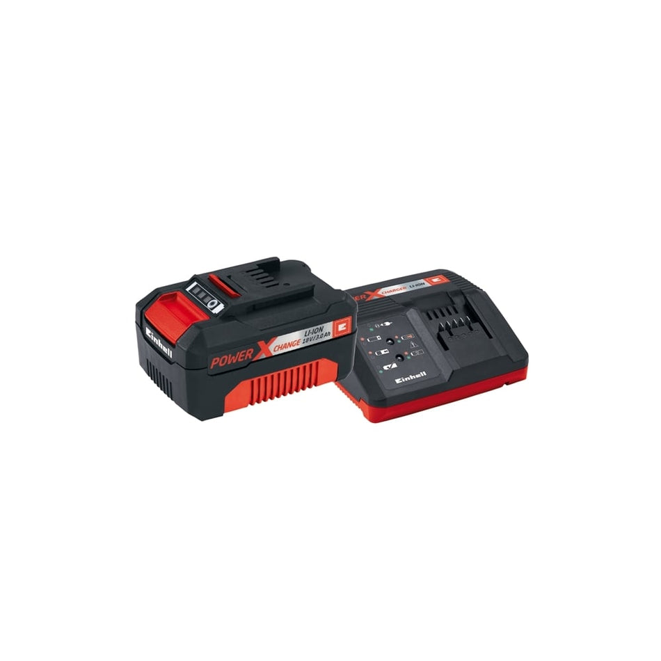 Einhell Power X-Change Battery & Charger Starter Kit 18 Volt 1 x 3.0Ah Li-Ion