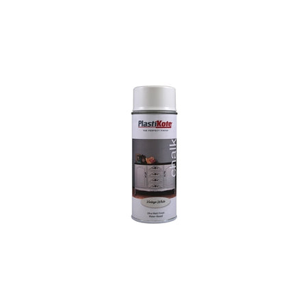 Plasti-kote Chalk Finish Spray Vintage White 400ml