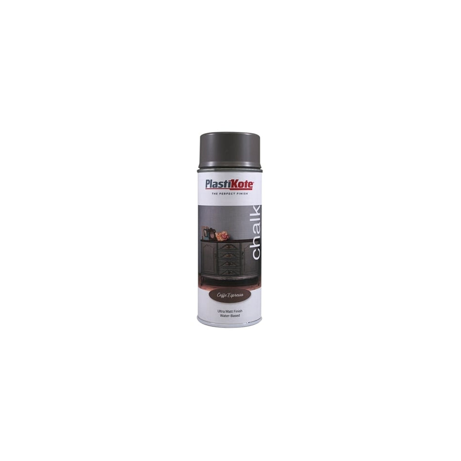 Plasti-kote Chalk Finish Spray Caffe Espresso 400ml