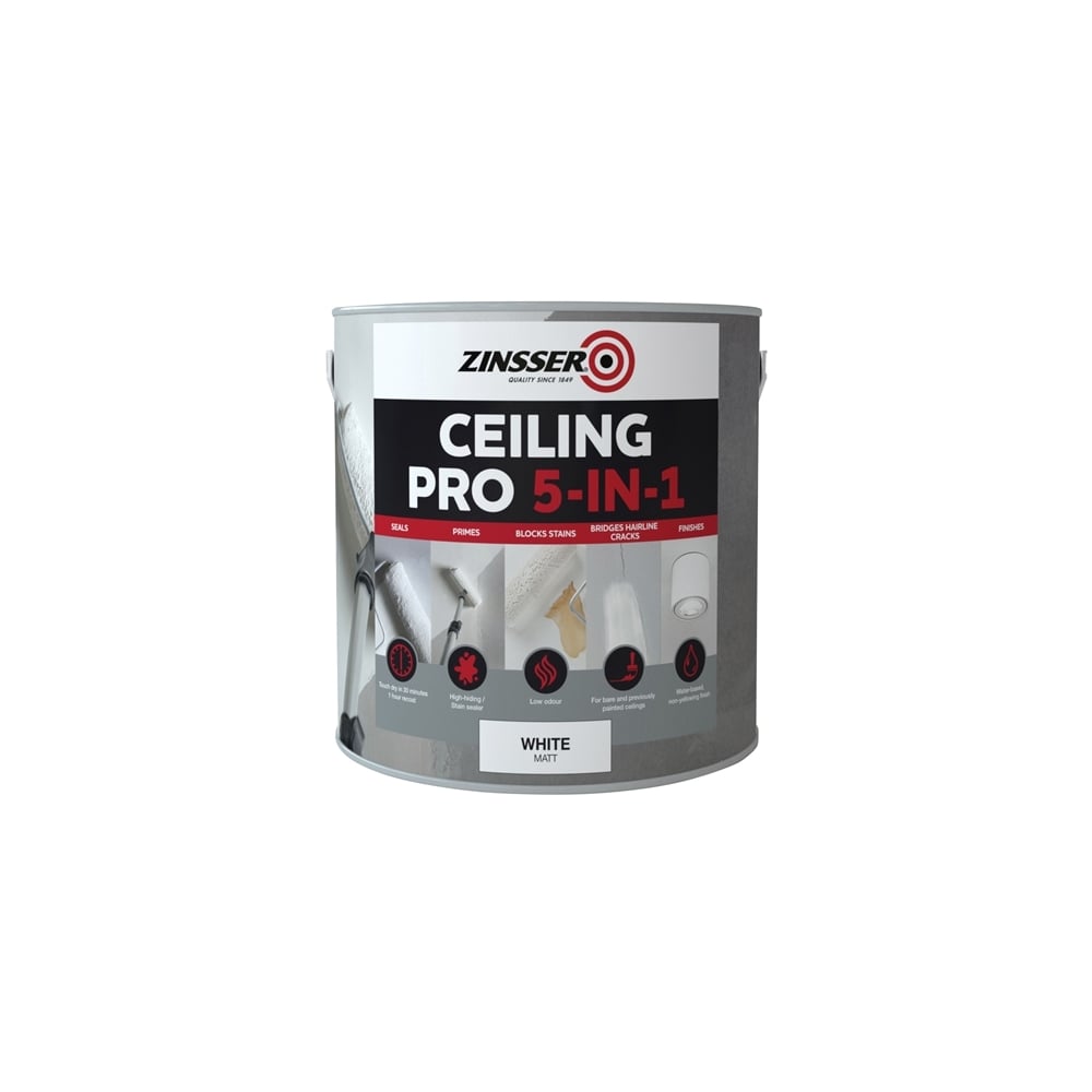 Zinsser Ceiling Pro 5-in-1 2.5 Litre