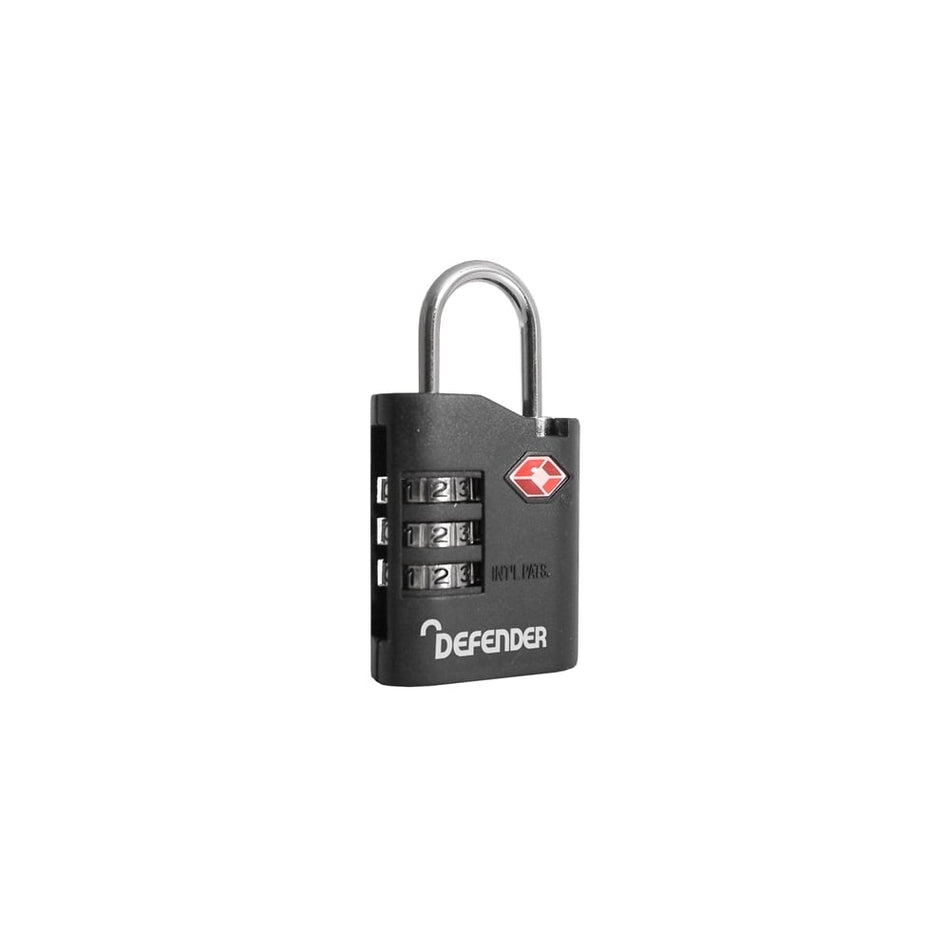 DEFENDER TSA Combination Padlock 30mm