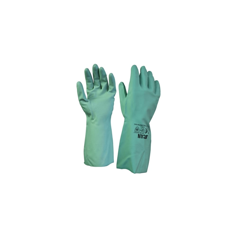 Scan 13in Nitrile Gloves Size 9 (L)