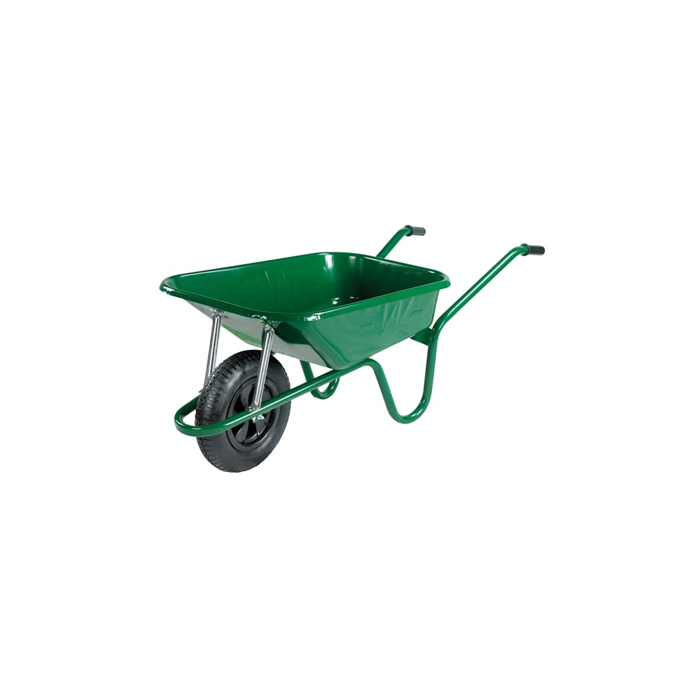 Walsall 90L Green Builders Wheelbarrow