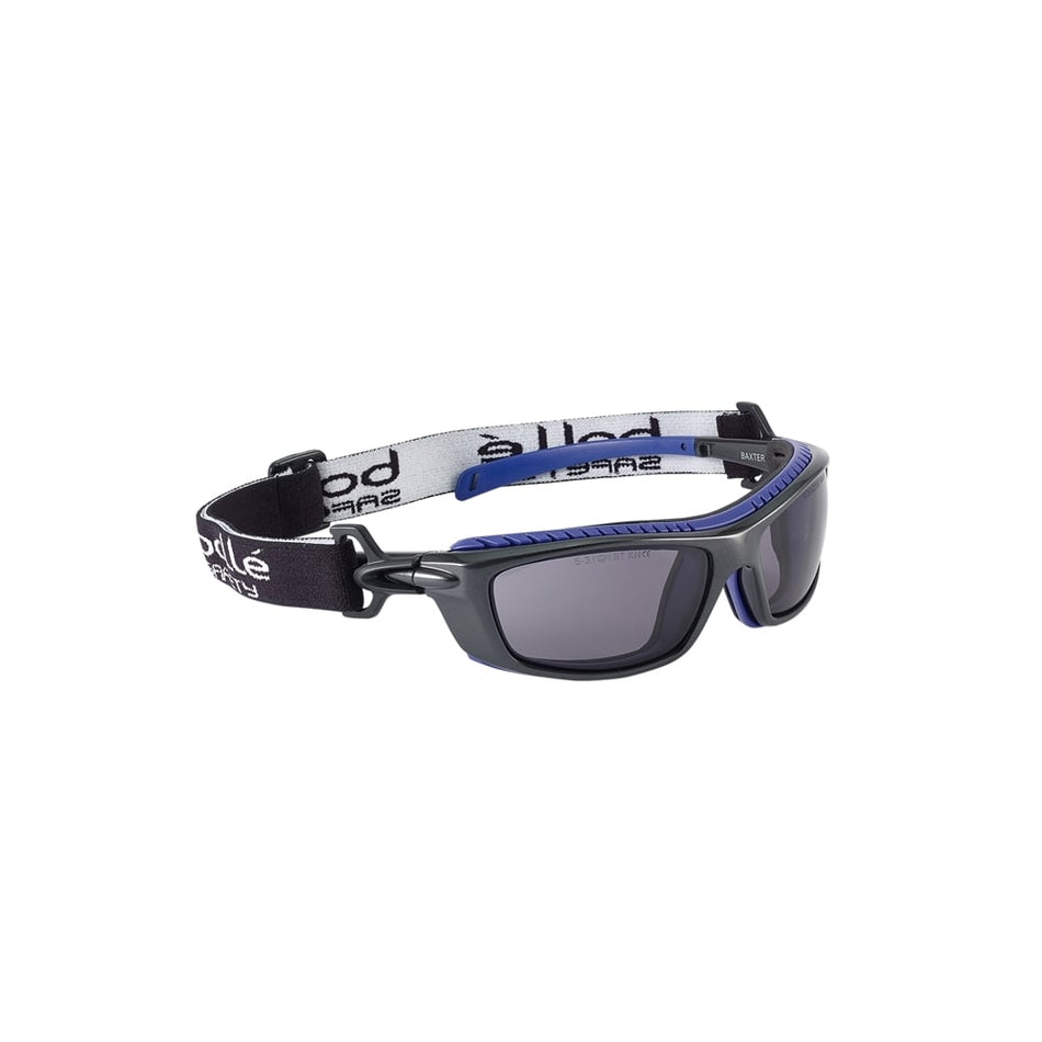 Bolle Safety Baxter Platinum Safety Glasses - Smoke