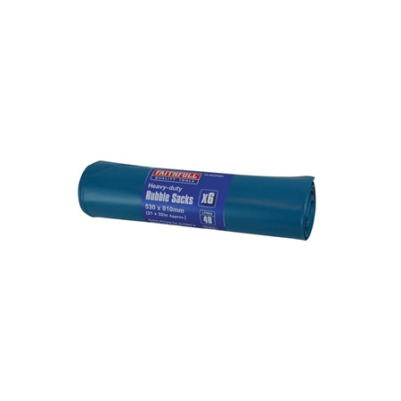Faithfull Blue Heavy-Duty Rubble Sacks (6)