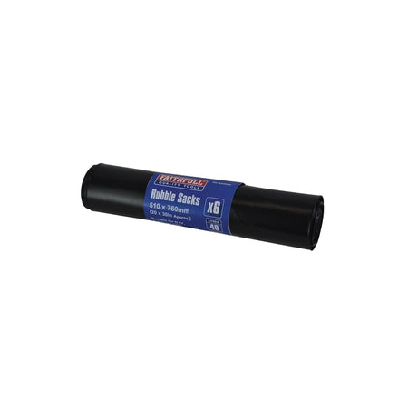 Faithfull Black Rubble Sacks (6)