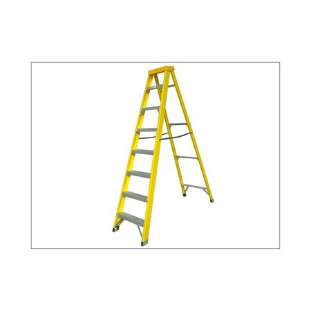 Zarges Fibreglass Swingback Steps Open 2.71m Closed 2.98m 10 Rungs