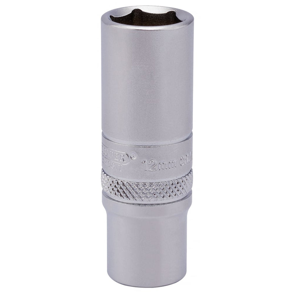 1/4" Square Drive 6 Point Deep Socket (12mm): Model No.870-1ZIBT-MM/MS