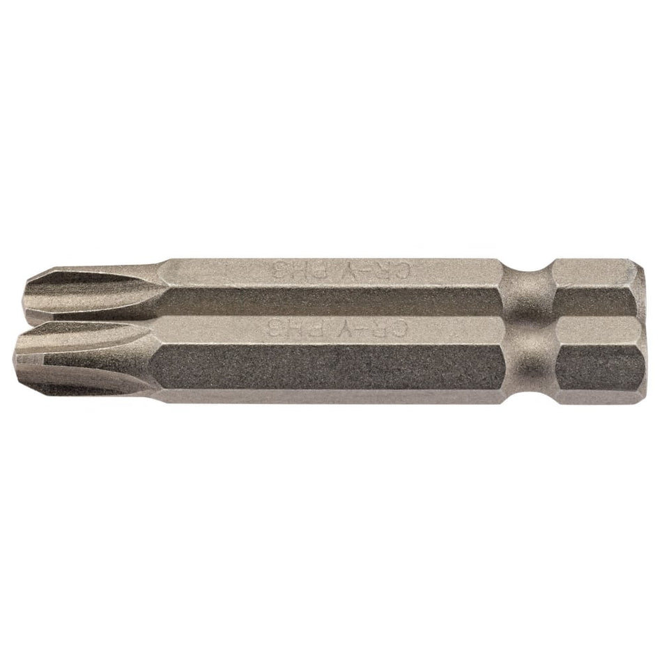 No.3 1/4" Hex. Cross Slot Insert Bit 50mm Long x 2: Model No. 50CS/2/B