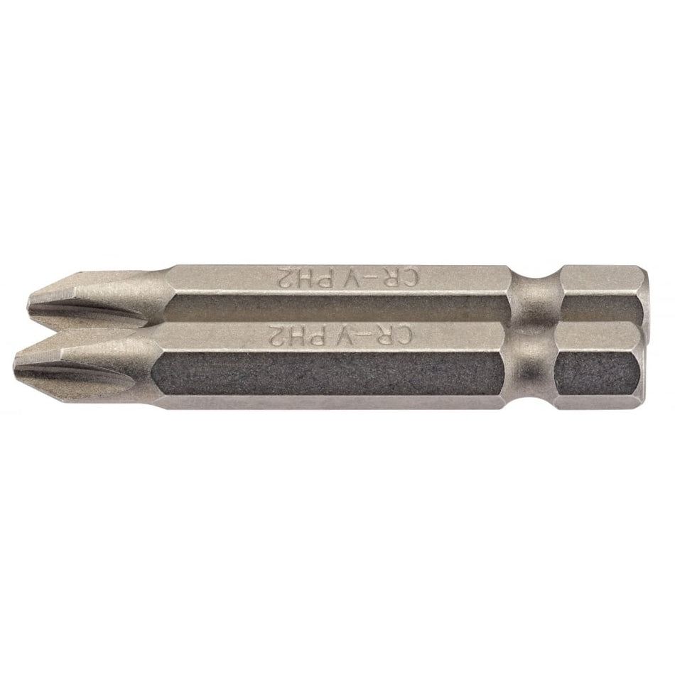 No.2 1/4" Hex. Cross Slot Insert Bit 50mm Long x 2: Model No. 50CS/2/B