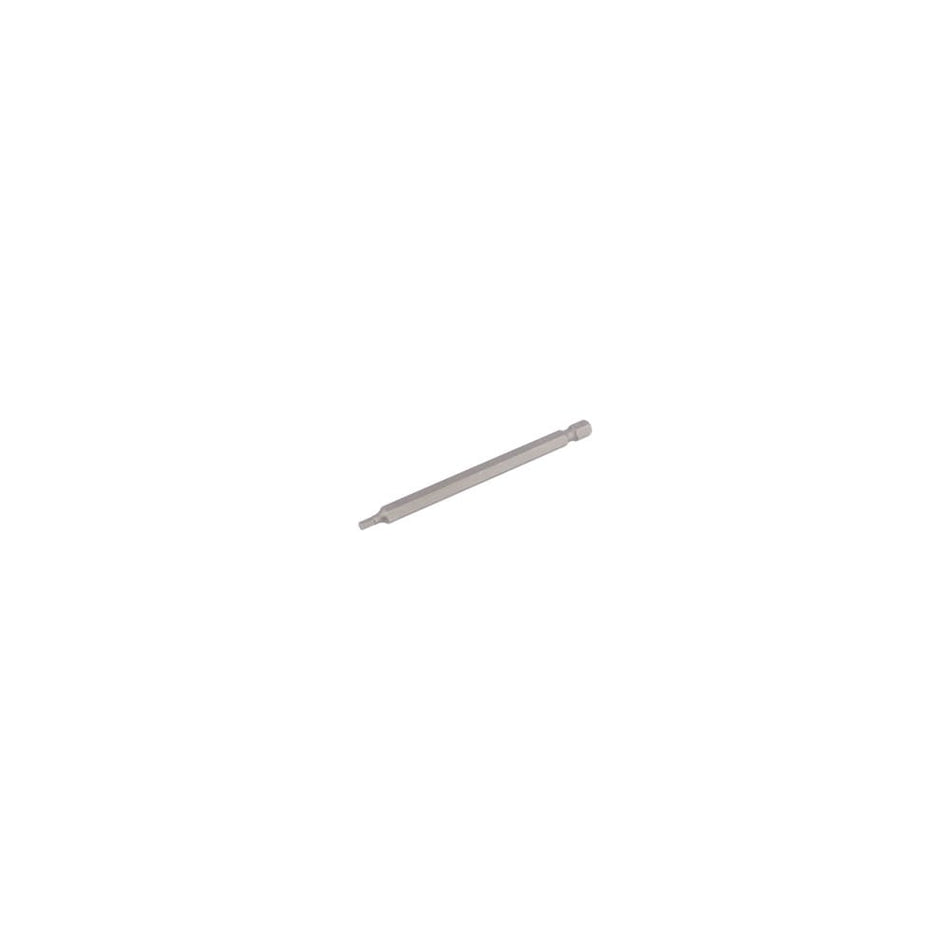 3mm 1/4" Hex. Hexagonal Insert Bit 100mm Long x 1: Model No. 100HX/1/B