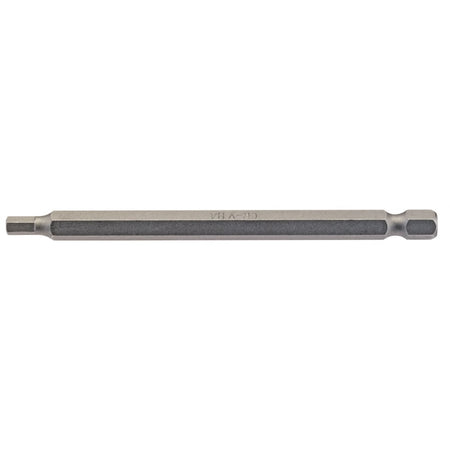 4mm 1/4" Hex. Hexagonal Insert Bit 100mm Long x 1: Model No. 100HX/1/B