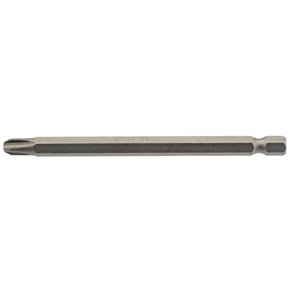 No.3 1/4" Hex. Cross Slot Insert Bit 100mm Long x 1: Model No. 100CS/1/B