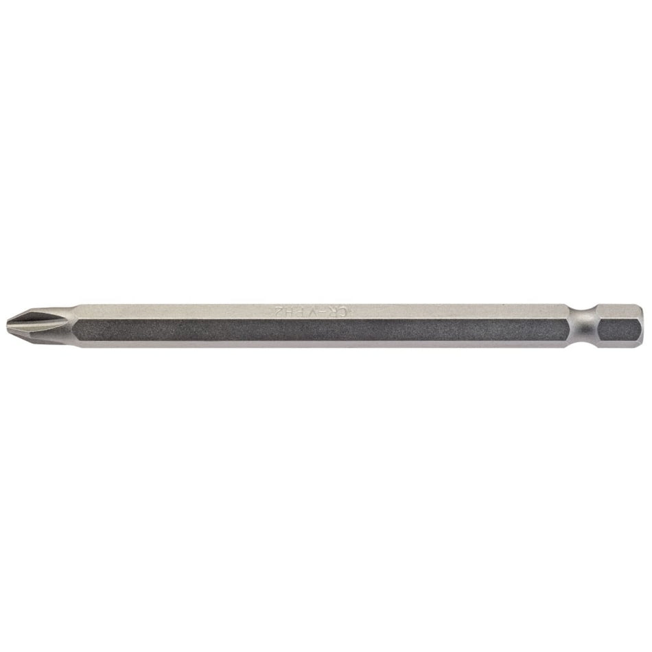No.2 1/4" Hex. Cross Slot Insert Bit 100mm Long x 1: Model No. 100CS/1/B