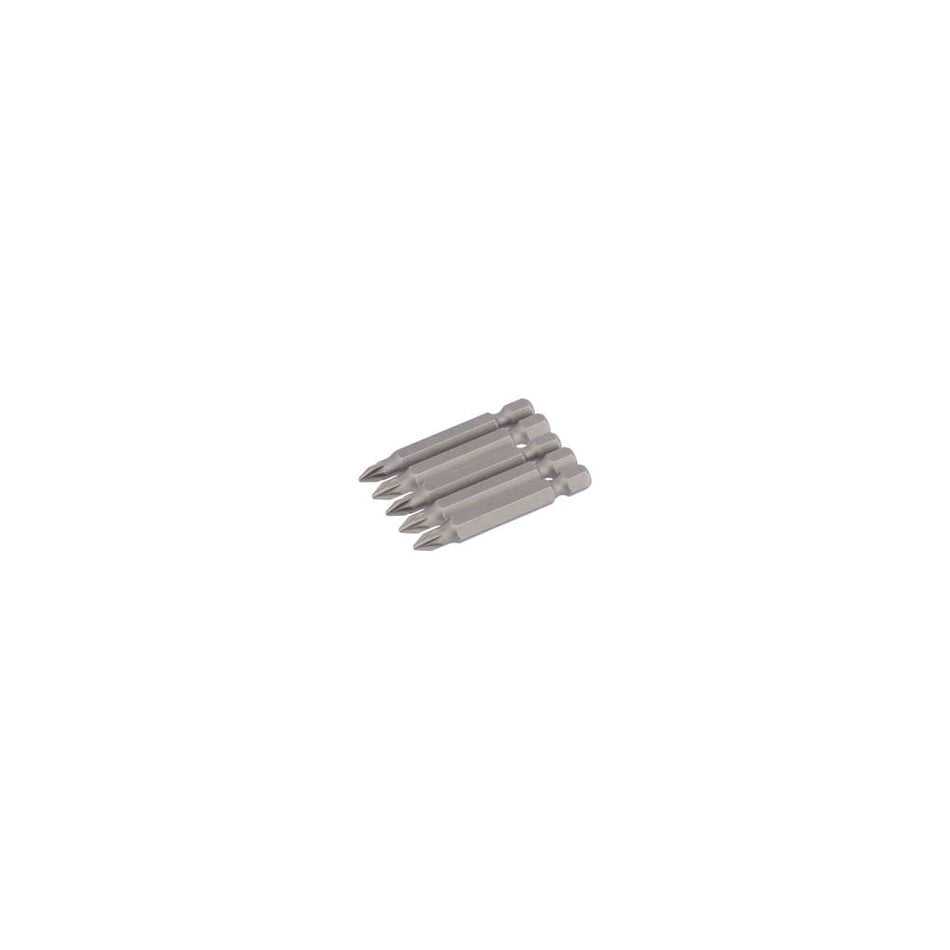 No.1 1/4" Hex. PZ Type Insert Bit 50mm Long x 5: Model No. 50PZ/5/B