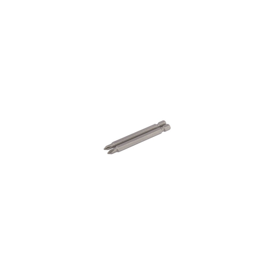 No.1 1/4" Hex. Cross Slot Insert Bit 75mm Long x 2: Model No. 75CS/2/B