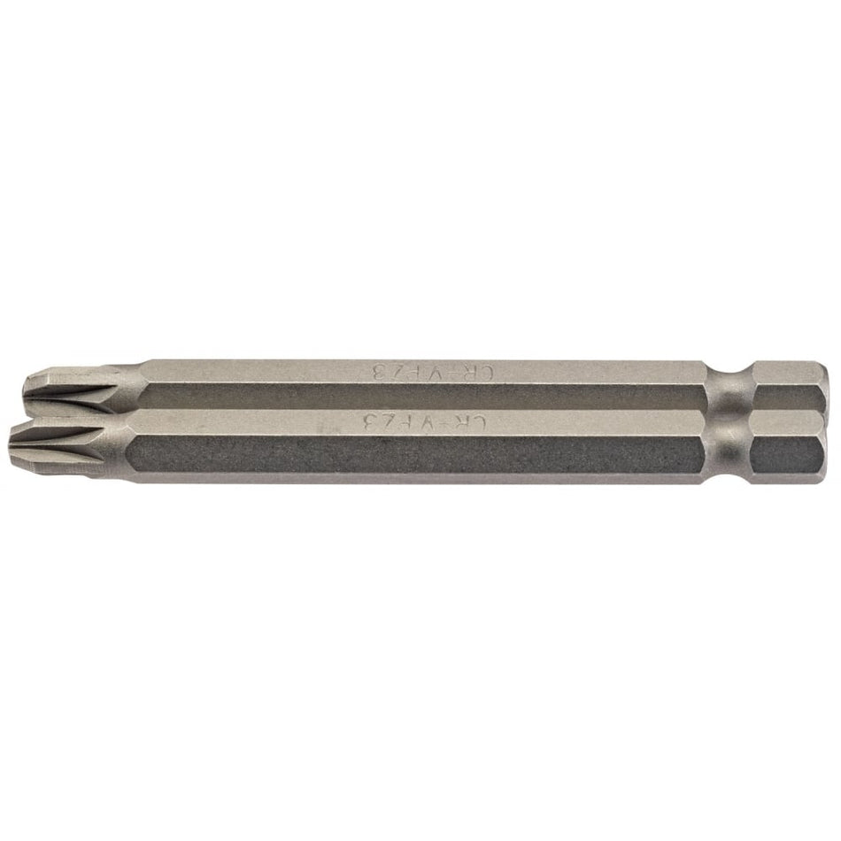 No.3 1/4" Hex. PZ Type Insert Bit 75mm Long x 2: Model No. 75PZ/2/B
