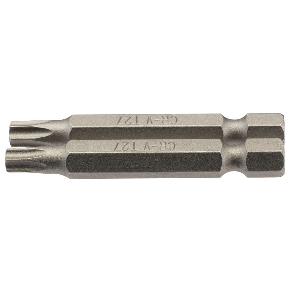 T27 1/4" Hex. Draper TX-STAR Insert Bit 50mm Long x 2: Model No. 50TX/2/B