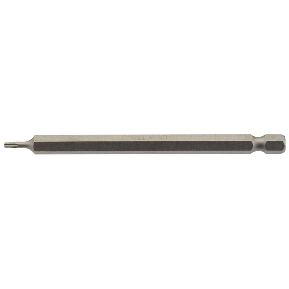 T7 1/4" Hex. Draper TX-STAR Insert Bit 100mm Long x 1: Model No. 100TX/1/B