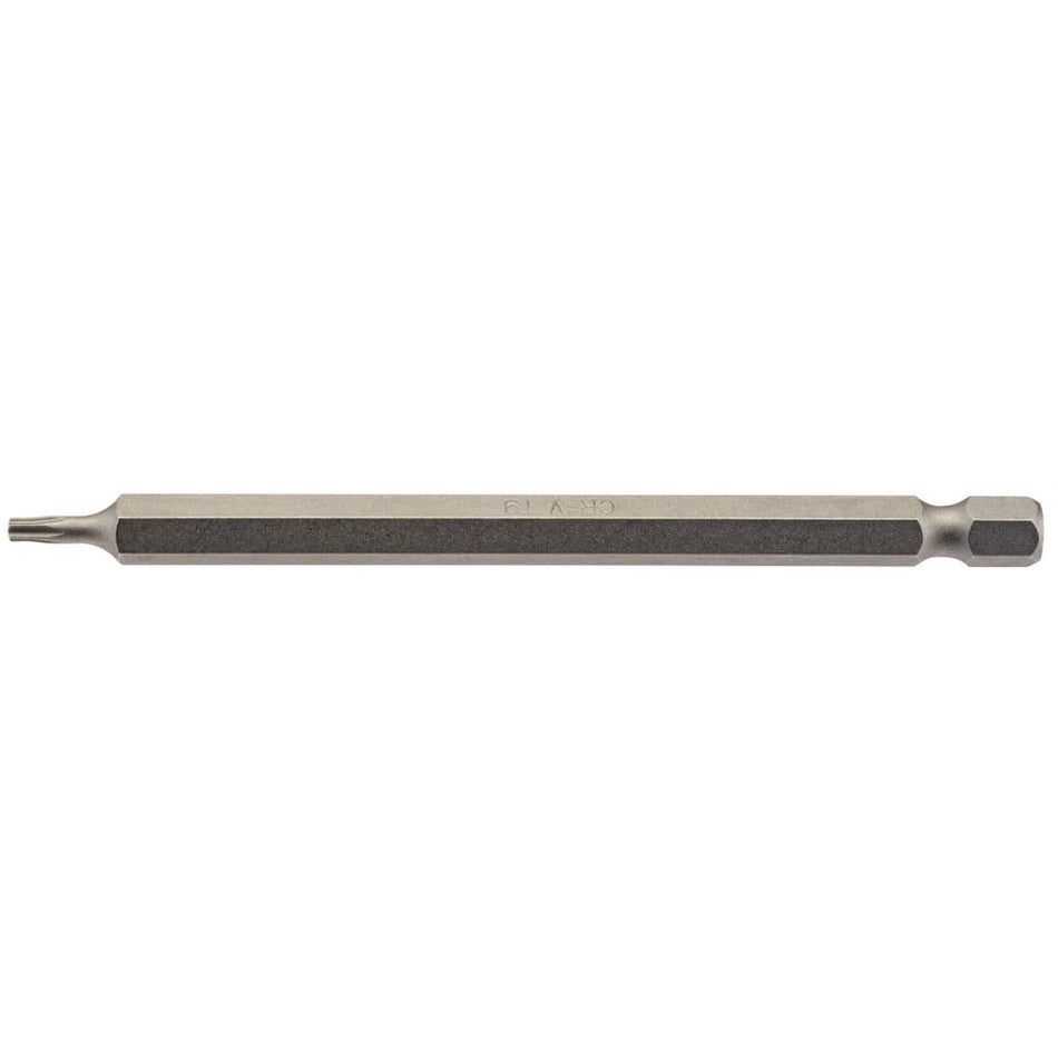 T9 1/4" Hex. Draper TX-STAR Insert Bit 100mm Long x 1: Model No. 100TX/1/B