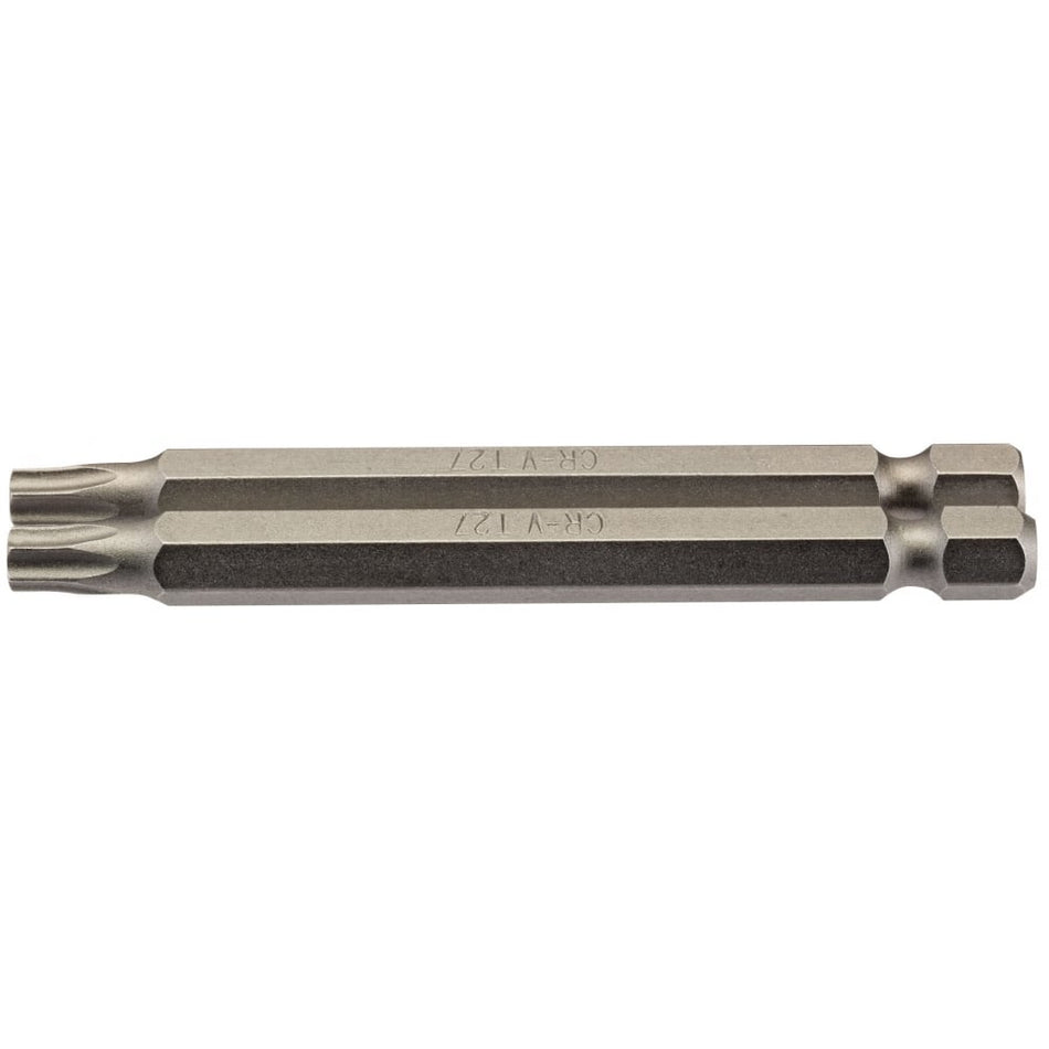 T27 1/4" Hex. Draper TX-STAR Insert Bit 75mm Long x 2: Model No. 75TX/2/B