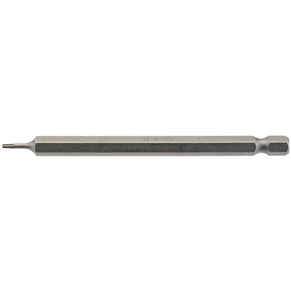 T6 1/4" Hex. Draper TX-STAR Insert Bit 100mm Long x 1: Model No. 100TX/1/B