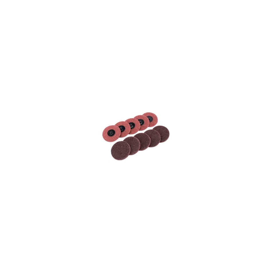 Ten 75mm Polycarbide Abrasive Pads (Medium): Model No. SCP3