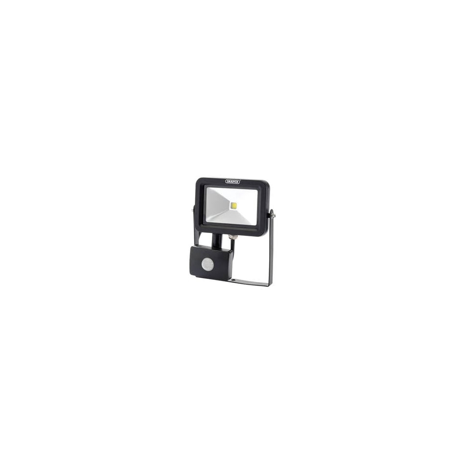 700 Lumen COB LED Slimline Wall Mounted Flood Lights with PIR Senor (10W): Model No. WMCL10W/PIR/B