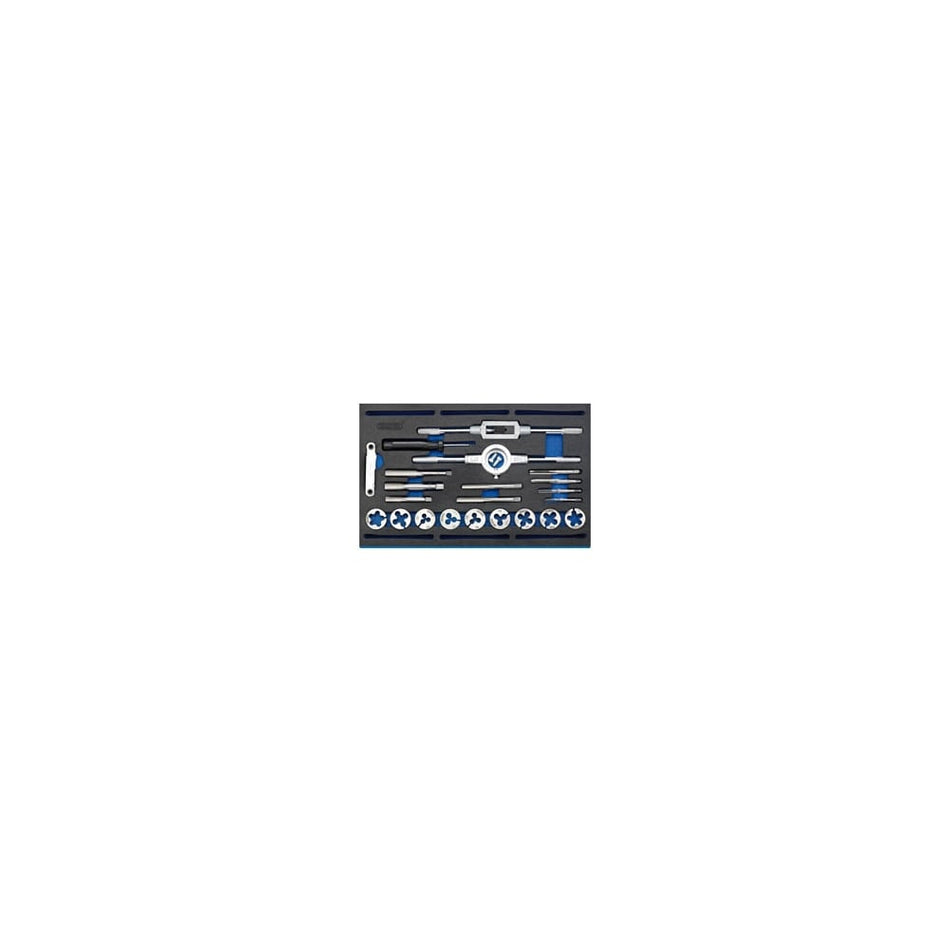 Combination Tap and Die Set - Metric and BSP in EVA Foam Insert Tray (22 Piece): Model No. IT-EVA37