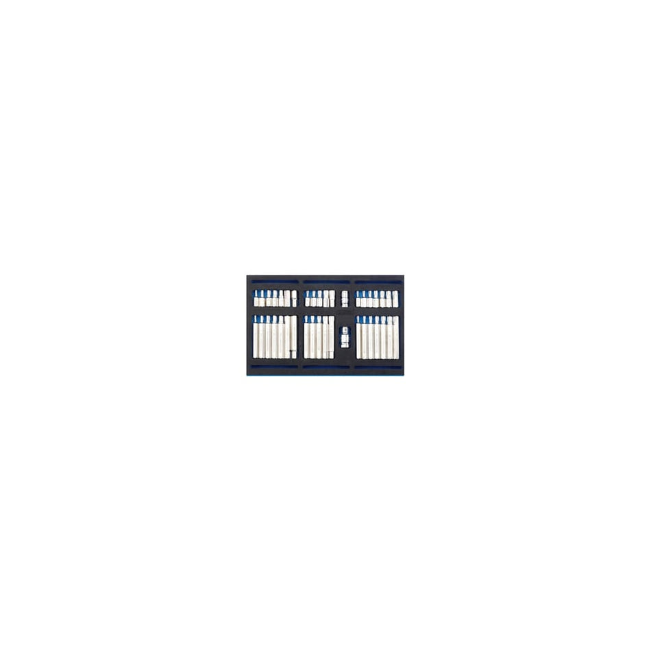 Screwdriver Insert Bit Set in 1/4 Drawer EVA Insert Tray (40 Piece): Model No. IT-EVA32