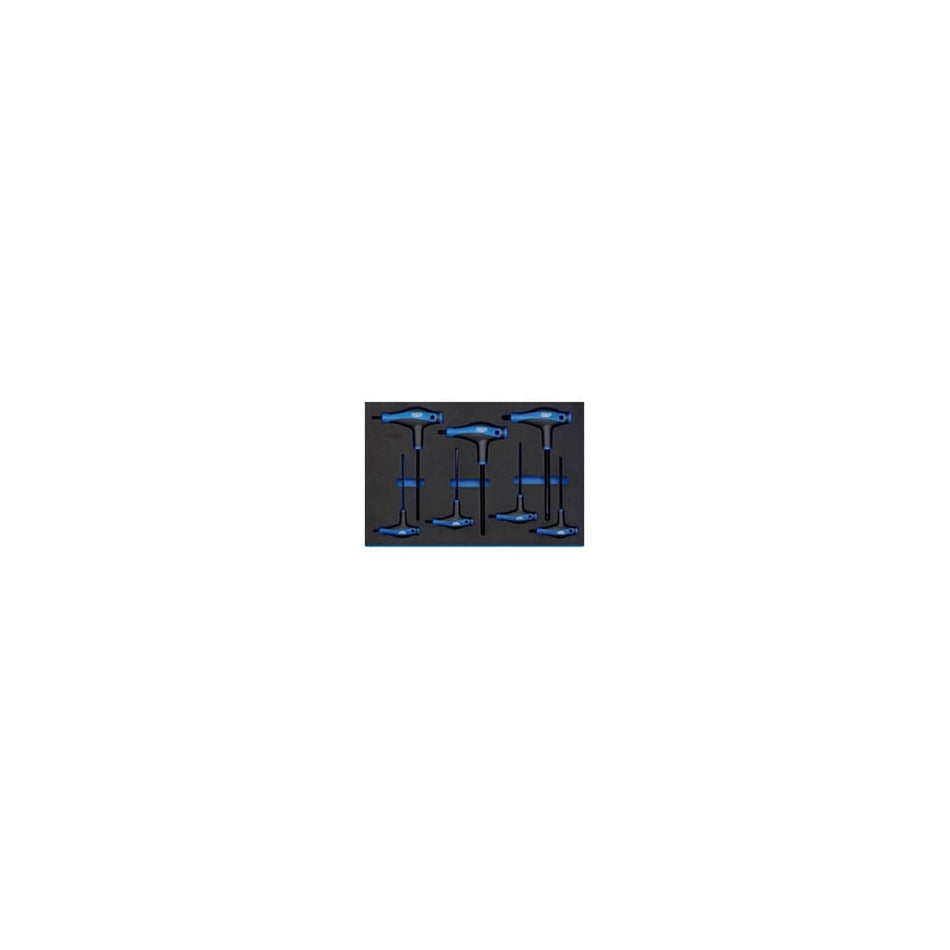T' Handle Ball End Hexagon Key Set in 3/4 Drawer Eva Insert Tray (7 Piece): Model No. IT-EVA26