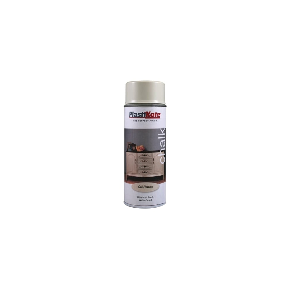Plasti-kote Chalk Finish Spray Old Hessian 400ml Model No. 440.0027101.076