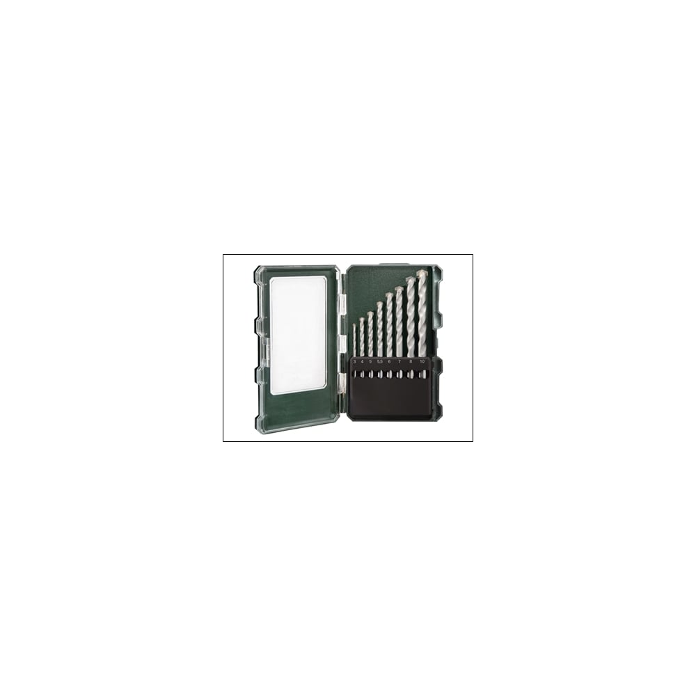 Metabo Masonry Drill Set 8 Piece 3-10mm Model No. 626706000