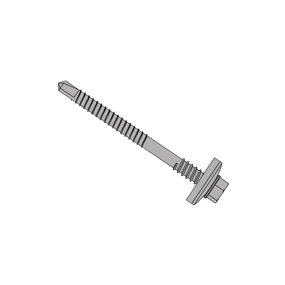 TechFast Composite Panels to Steel Hex Screw No.3 Tip 5.5 x 185mm Box 50