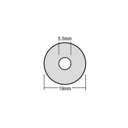 TechFast Bonded EPDM Washer 5.5 x 19mm Box 100