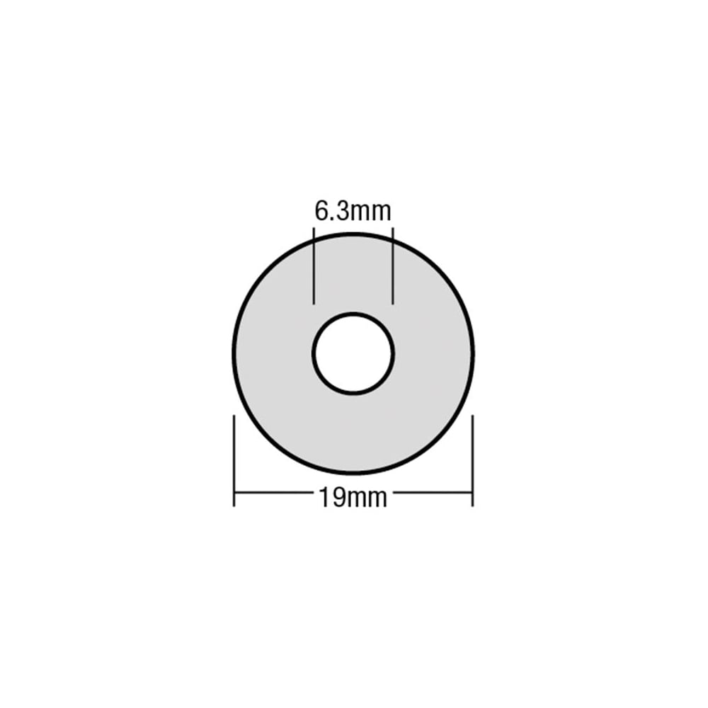TechFast Bonded EPDM Washer 6.3 x 19mm Box 100