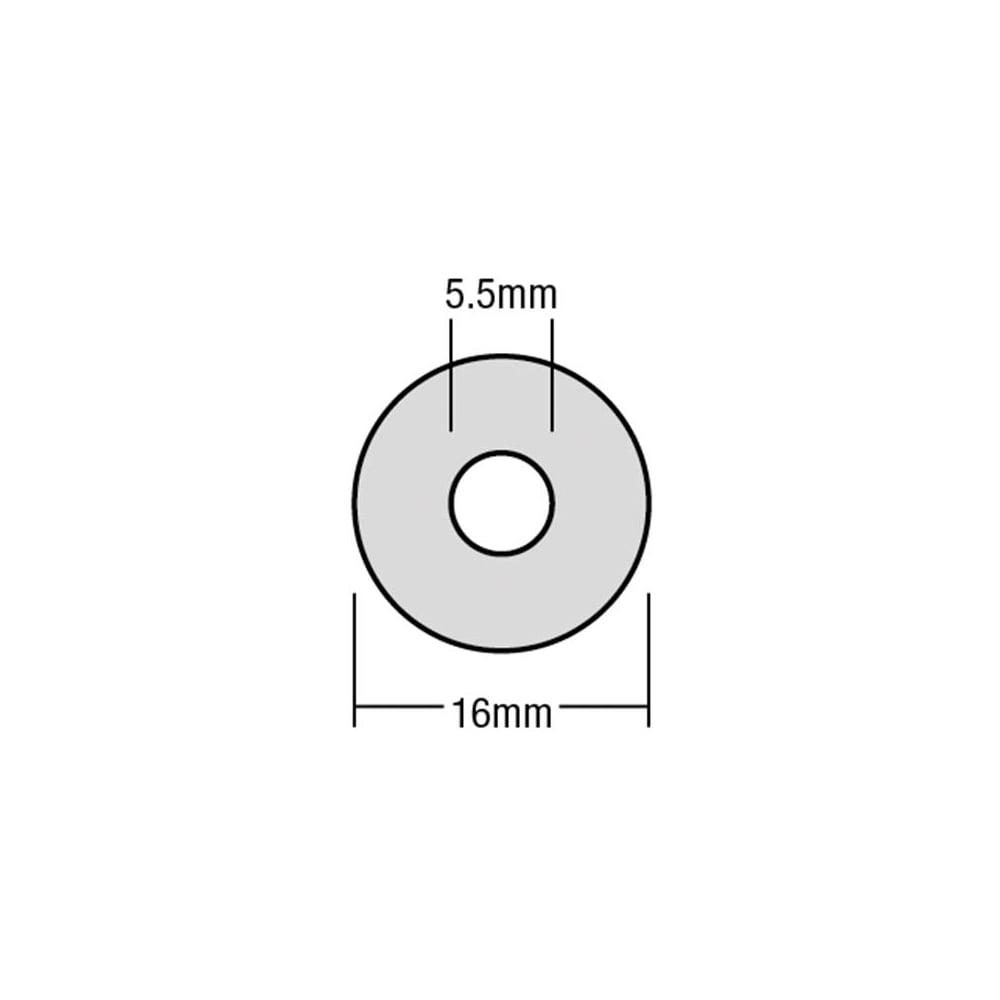 TechFast Bonded EPDM Washer 5.5 x 16mm Box 100