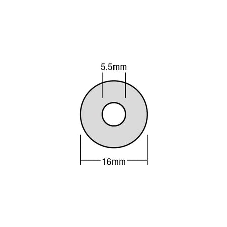 TechFast Bonded EPDM Washer 5.5 x 16mm Box 100