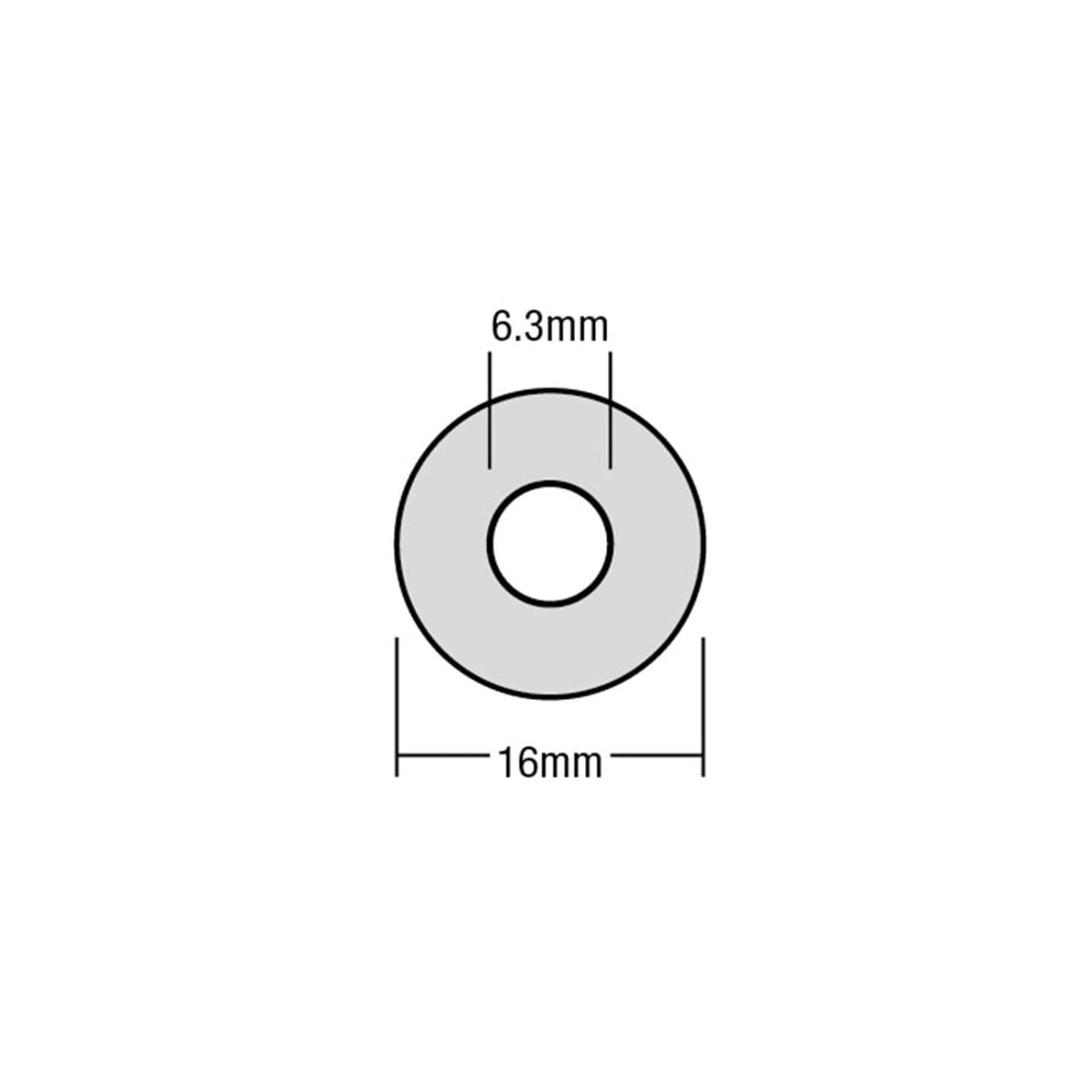 TechFast Bonded EPDM Washer 6.3 x 16mm Box 100