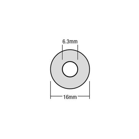 TechFast Bonded EPDM Washer 6.3 x 16mm Box 100