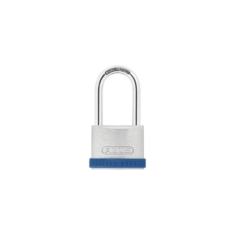 40mm Silver Rock 5 Padlock Long Shackle 40mm Keyed Alike
