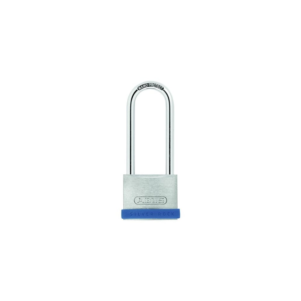 40mm Silver Rock 5 Padlock Long Shackle 63mm Keyed Alike