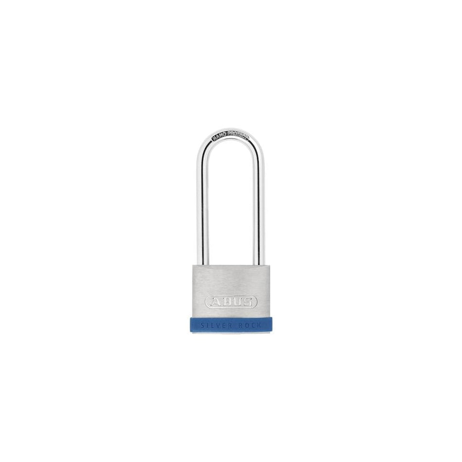 50mm Silver Rock 5 Padlock Long Shackle 80mm