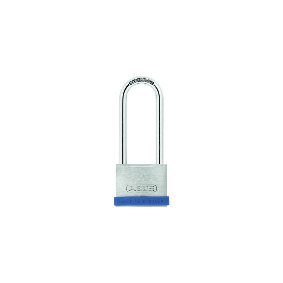 40mm Silver Rock 5 Padlock Long Shackle 63mm