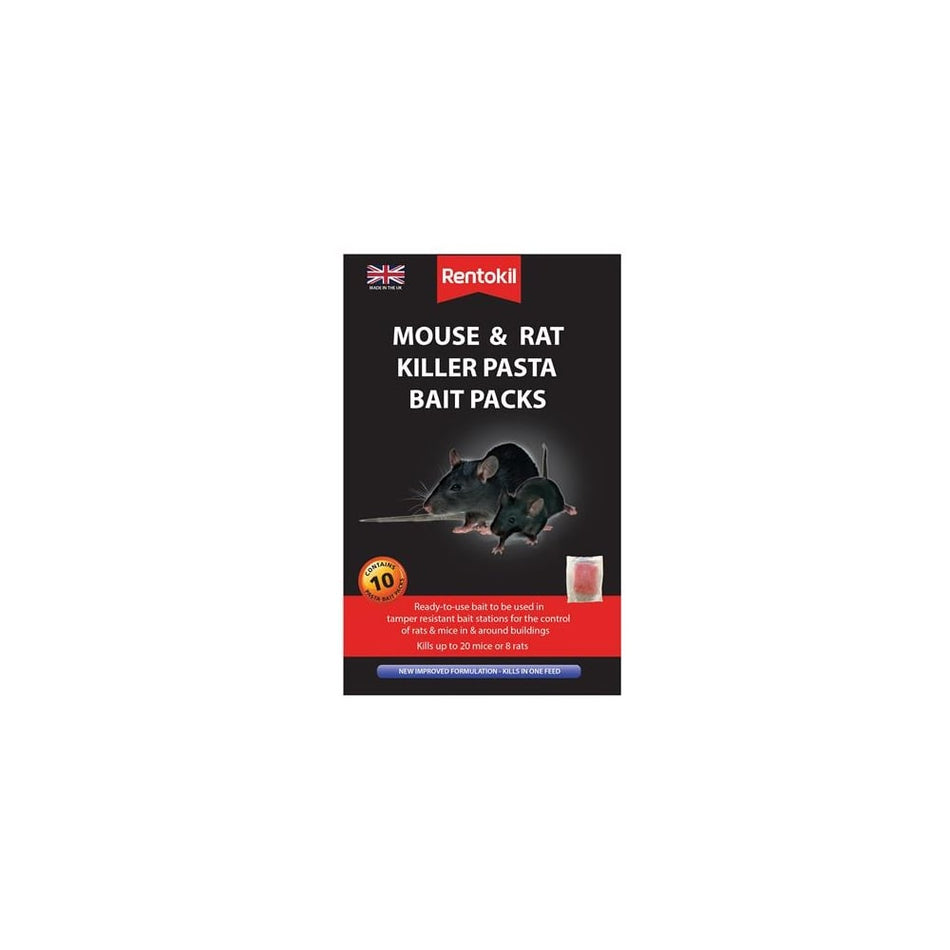 Mouse & Rat Killer Pasta Bait, 10 Sachets